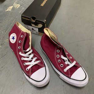 Converse All Star Maroon Hightop Size 4 Mens Unisx